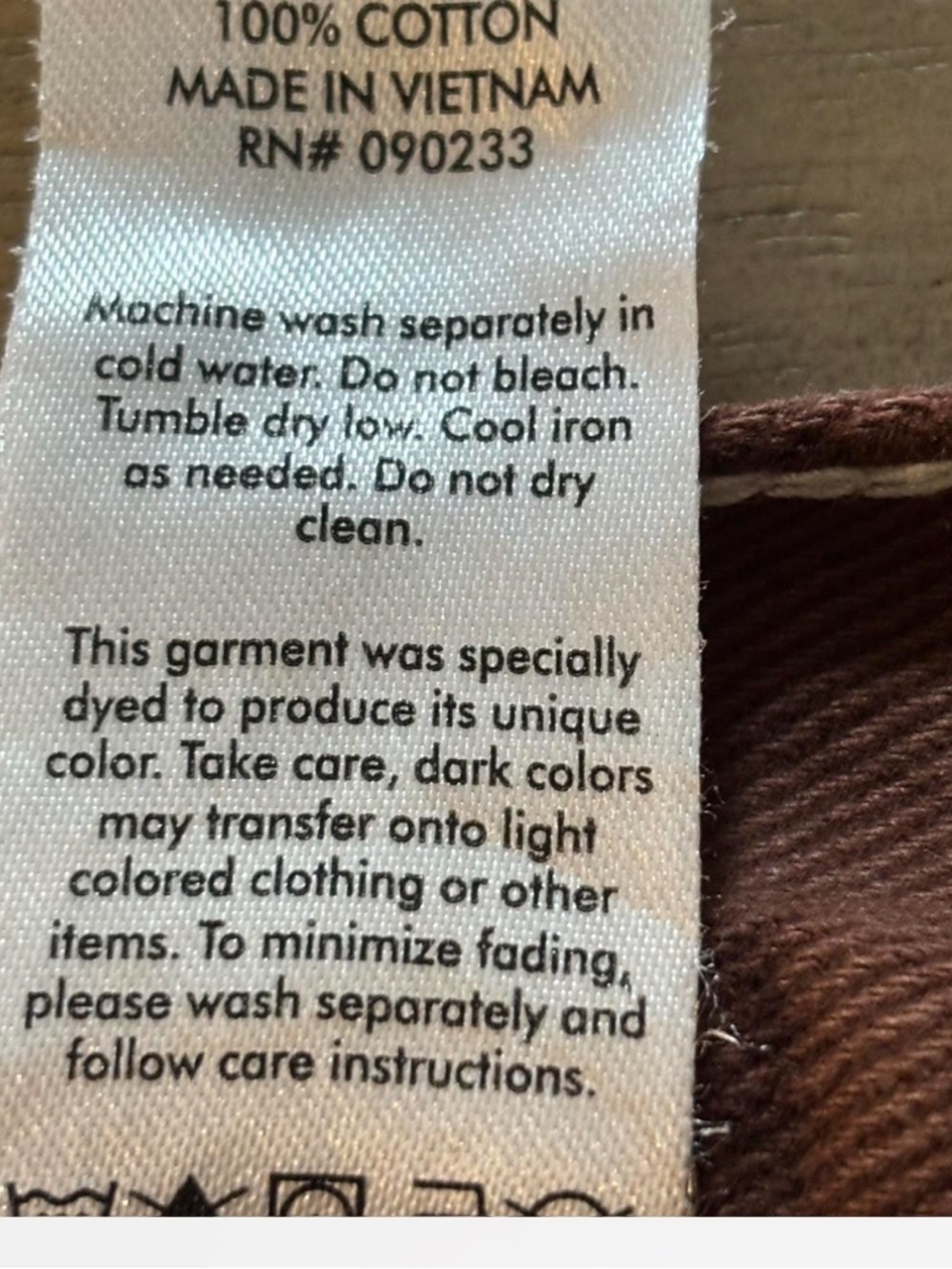 PacSun High-Rise Wide Leg Jeans - Chestnut Brown - Picture 7 of 7